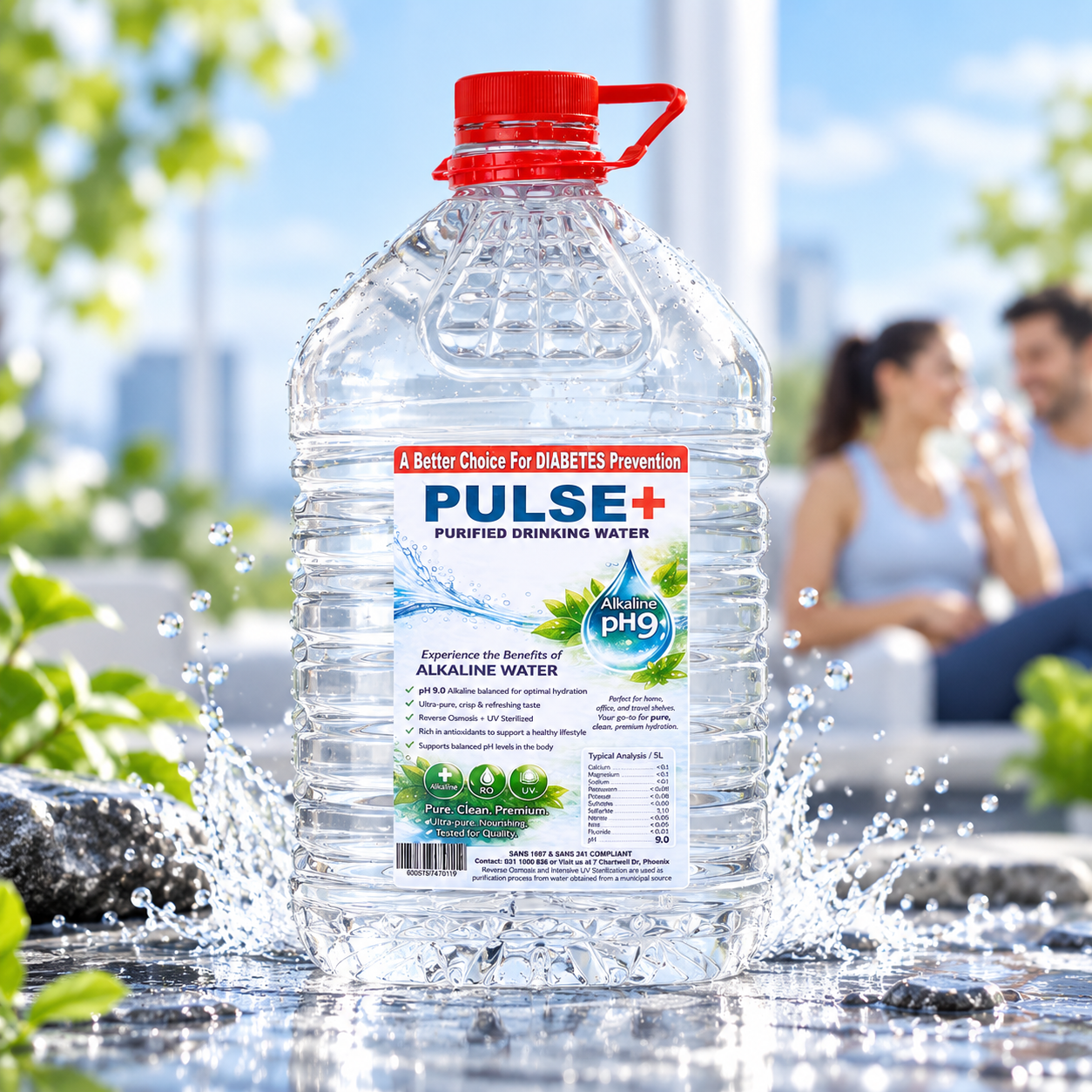 Pulse 5L Purified Drinking Water