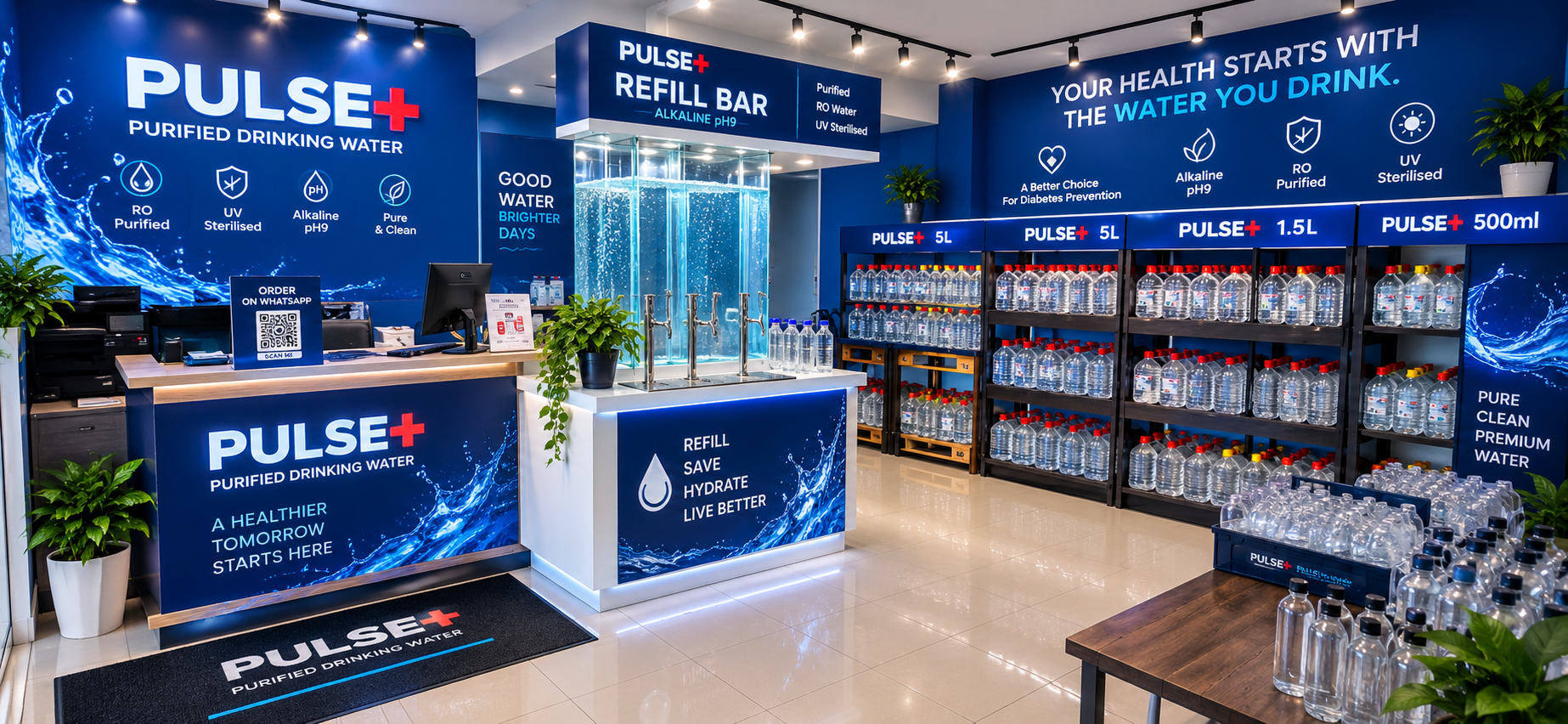 Inside Pulse Water shop